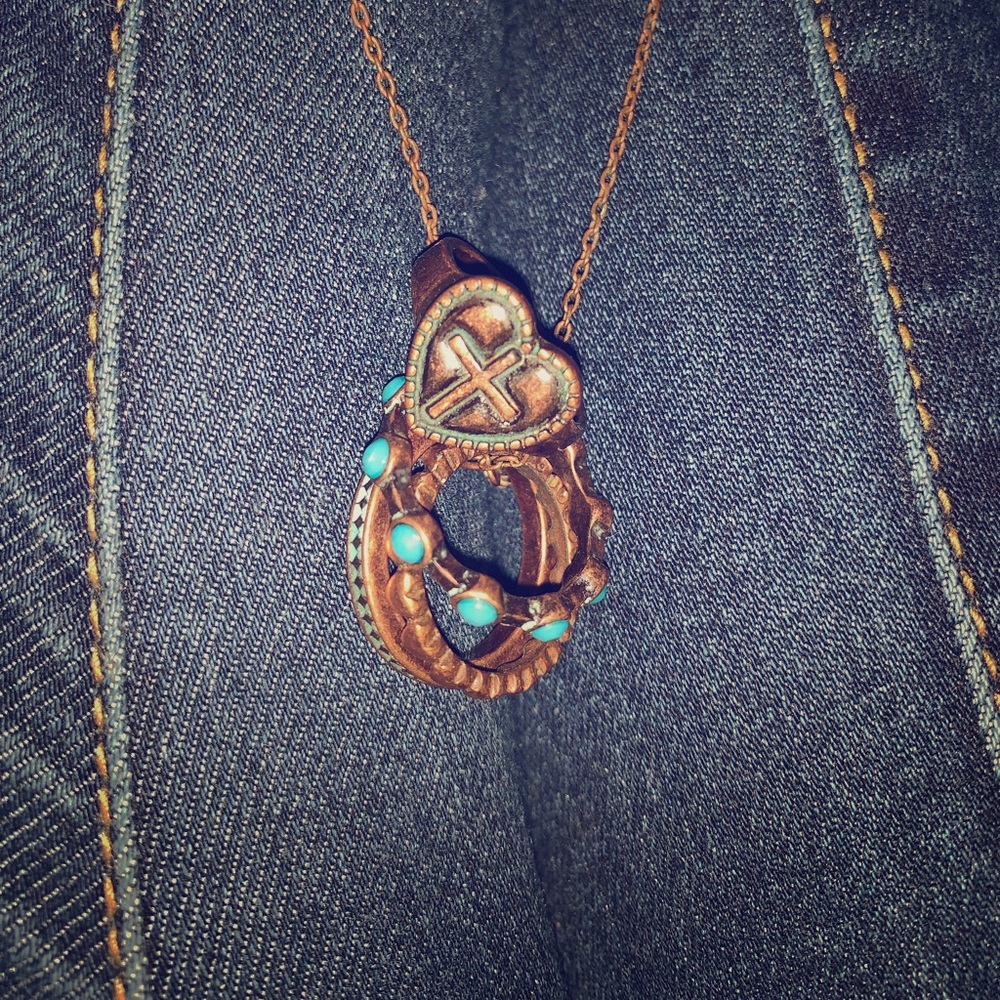 Turquoise, Cross ☦️ Set of 4 size 7 Rings